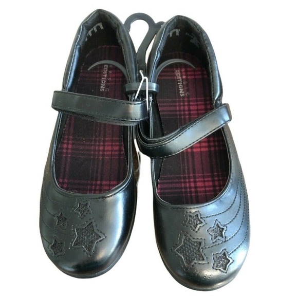 BASIC EDITIONS Shoe Bundle Girls Size 2M/3M Black Mary Jane Style Flats Bundle - Picture 2 of 13